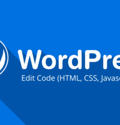 WordPress edit source code