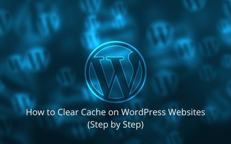 wordpress website cache clear