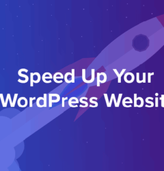 WordPress website speed optimisation